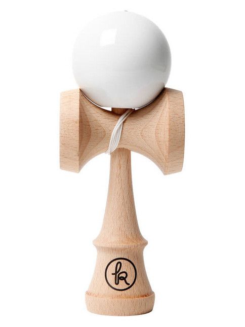 Kendama Geschicklichkeitsspiel Play One Weiss