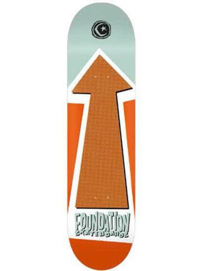 Foundation Skateboards Skateboard Arrow 8.0 orange mint