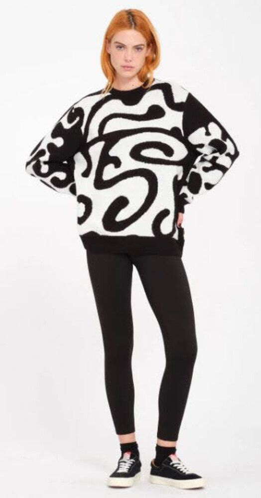 Volcom Sweater&#x20;FA&#x20;Zephyr&#x20;black-white