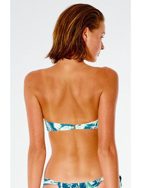 Rip Curl Bikini Sun Rays Bandeau dark teal