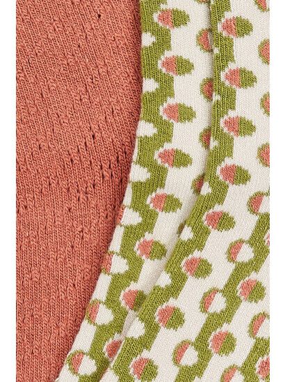 King Louie Socken Half Socks 2-Pack Cosette woodbine green