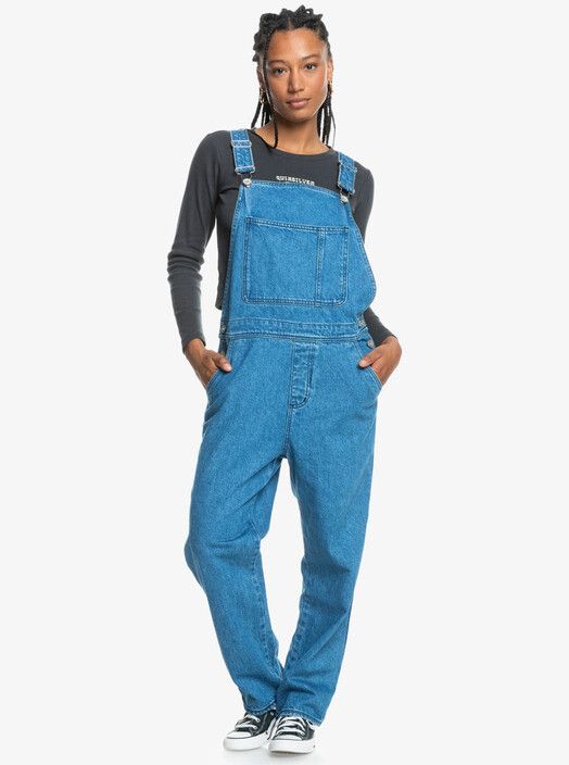 Quiksilver Women Hose&#x20;UNI&#x20;Classic&#x20;Jeans&#x20;Overall&#x20;estate&#x20;blue