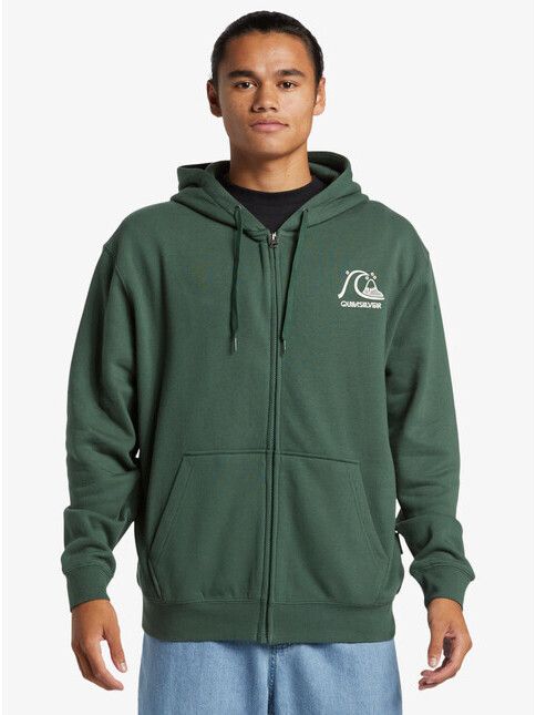 Quiksilver Zipper Graphic Hoodie Zipper