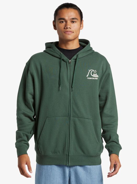 Quiksilver Zipper&#x20;Graphic&#x20;Hoodie&#x20;Zipper