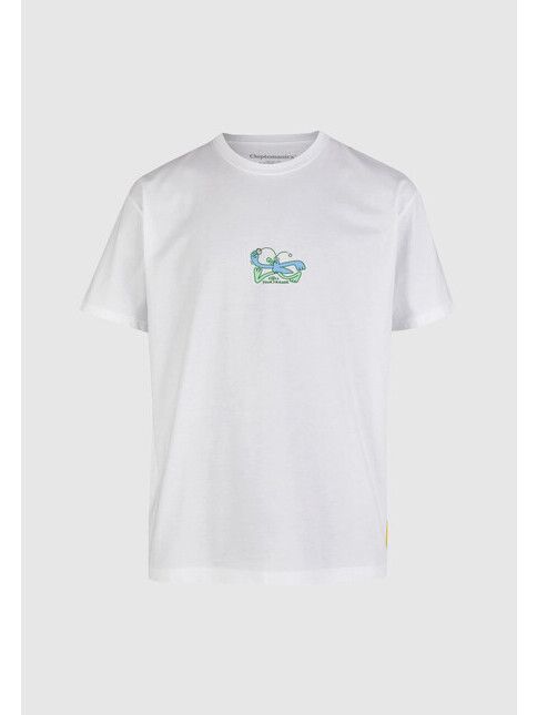 Cleptomanicx T-Shirt C@ll white