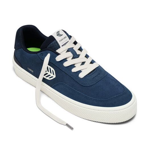 Cariuma Skateschuh&#x20;Luan&#x20;Pro&#x20;shadow&#x20;blue&#x20;suede&#x20;ivory&#x20;logo