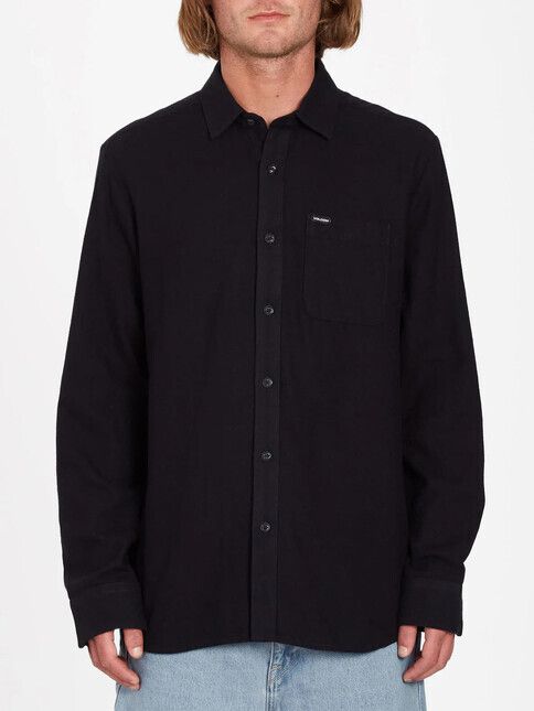 Volcom Hemd Caden Solid LS black