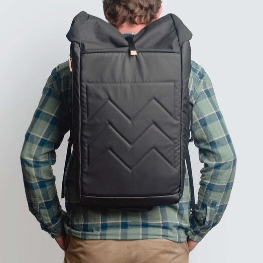 MeroMero Rucksack&#x20;Mini-Sm&#x00F6;gen&#x20;dark&#x20;grey&#x2F;nude&#x20;leather