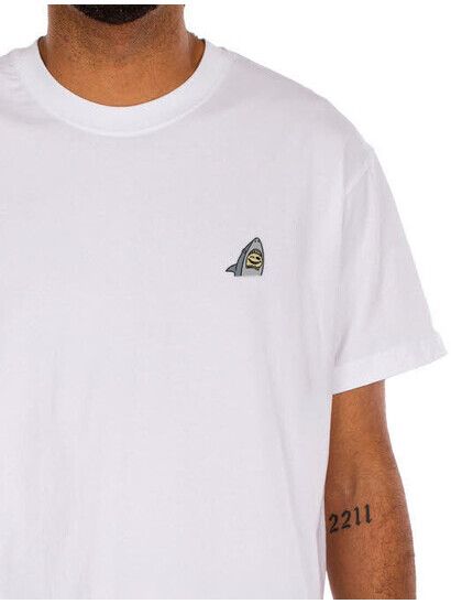 iriedaily T-Shirt Shark Matter white