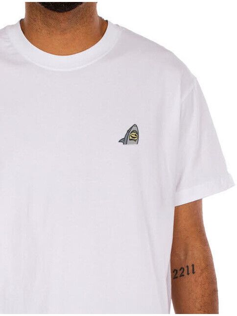 iriedaily T-Shirt Shark Matter white