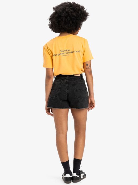 Quiksilver Women Short&#x20;Denim&#x20;Shorts&#x20;black