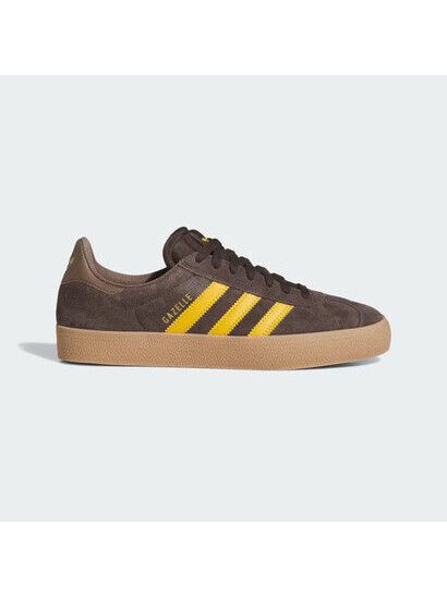 Adidas Skateschuh Gazelle ADV deep brown yellow