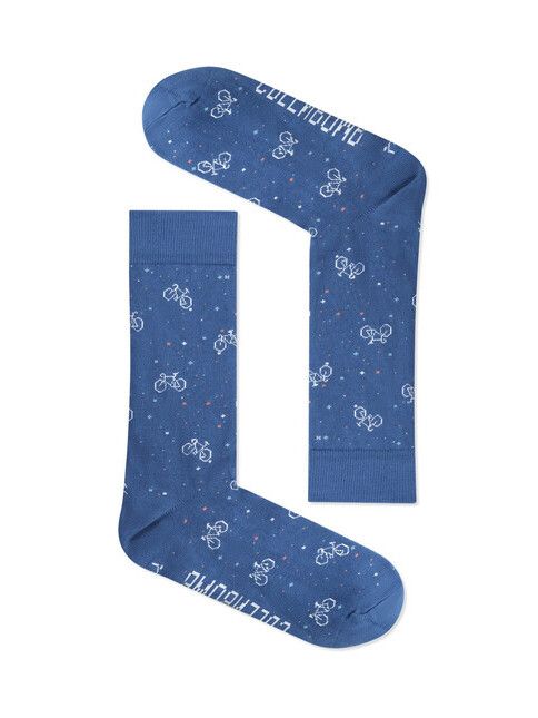 GreenBomb Socken Bike Space 2 blue