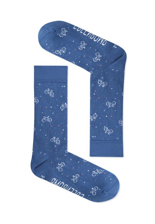 GreenBomb Socken&#x20;Bike&#x20;Space&#x20;2&#x20;blue