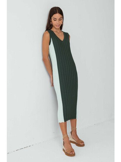 Skunkfunk Kleid Agus deep green