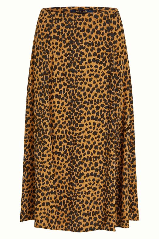 King Louie Rock&#x20;Laia&#x20;Skirt&#x20;Tigre&#x20;golden&#x20;brown