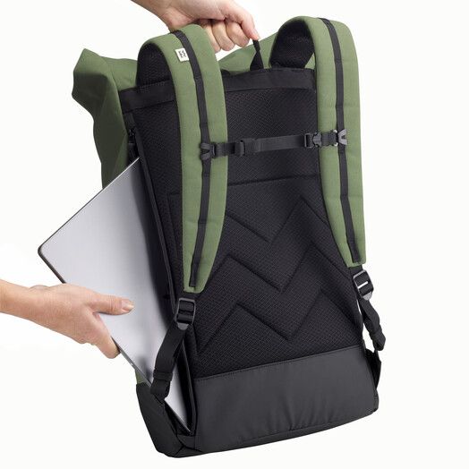 MeroMero Rucksack&#x20;Squamish&#x20;Roll-Top&#x20;V3&#x20;dark&#x20;grey&#x2F;light&#x20;pin