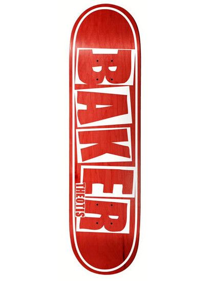 Baker Skateboard Brand name Veneer TB red 8.5