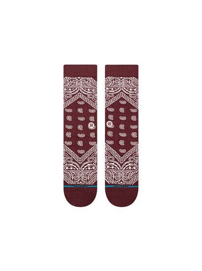 Stance Socken Barrio Crew wine