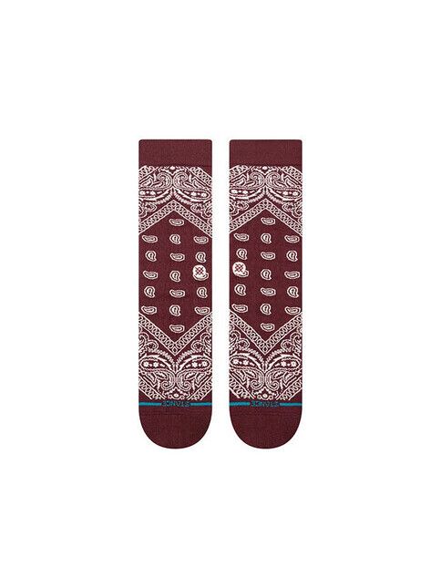 Stance Socken Barrio Crew wine