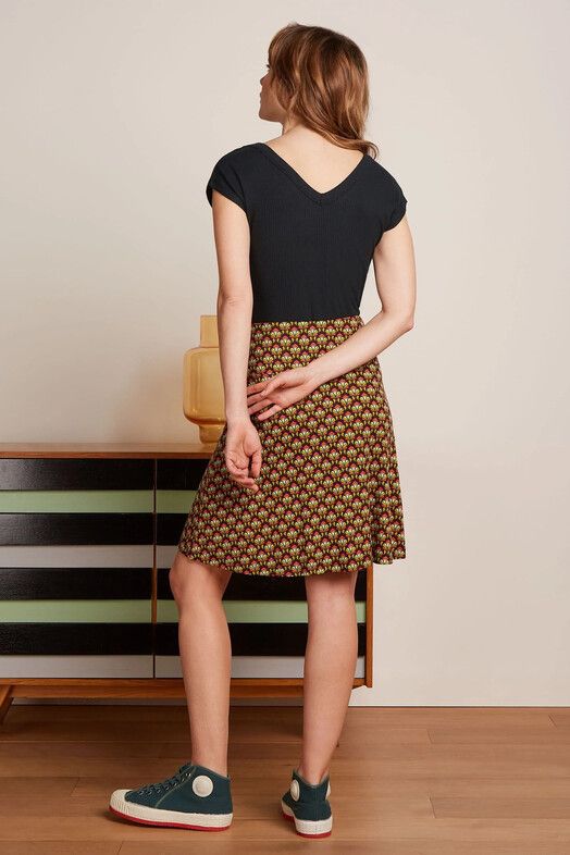 King Louie Rock&#x20;Border&#x20;Skirt&#x20;Toulouse&#x20;black