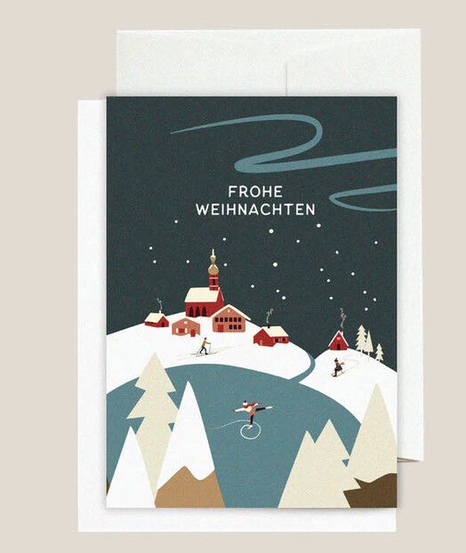 Roadtyping Postkarte&#x20;Gru&#x00DF;karte&#x20;Frohe&#x20;Weihnachten