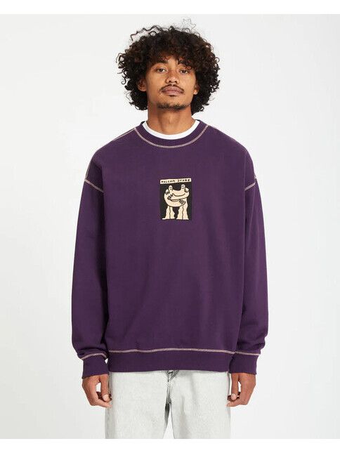 Volcom Sweater Podcol Crew grape royale