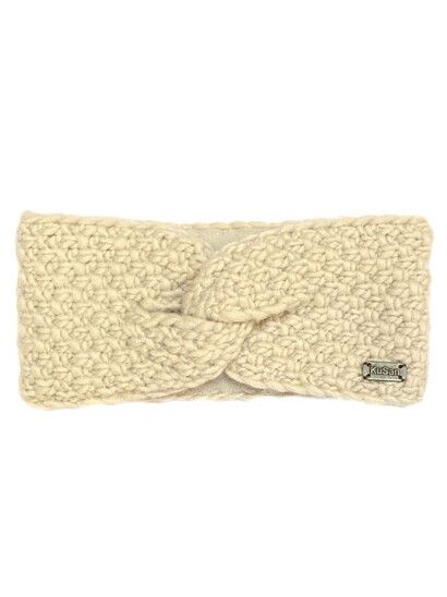 Kusan Headband - Stirnband HeadBand Mos Yarn oatmeal