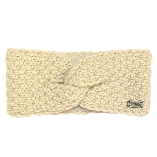 Kusan Headband&#x20;-&#x20;Stirnband&#x20;HeadBand&#x20;Mos&#x20;Yarn&#x20;oatmeal