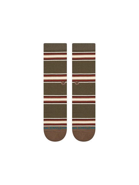 Stance Socken Hill Top Crew dark green