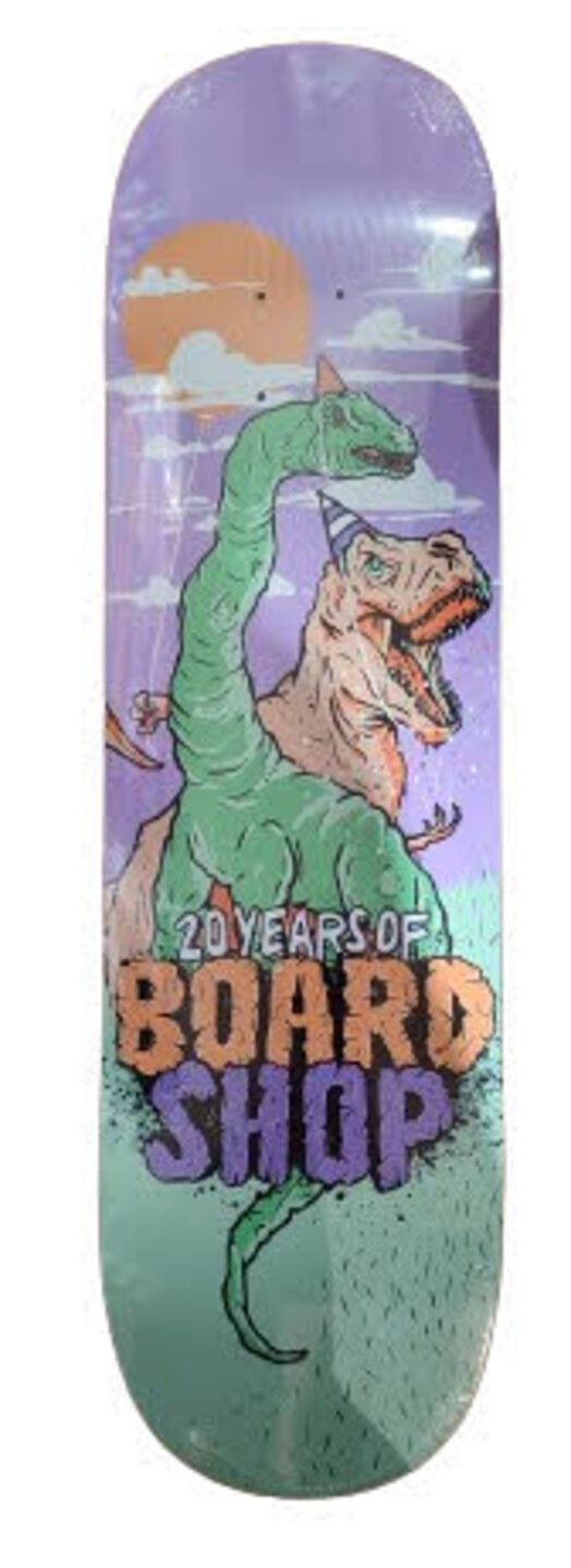 Boardshop Skateboard&#x20;Dino&#x20;8.25&#x20;-&#x20;20&#x20;Years&#x20;of&#x20;Boardshop