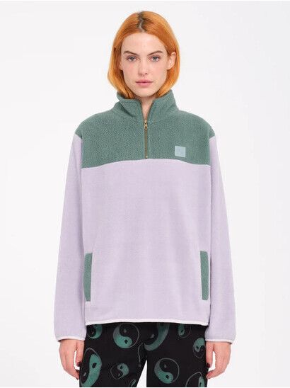 Volcom Sweater Pheelin It Mock Neck lavender