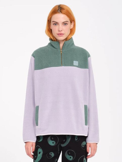 Volcom Sweater Pheelin It Mock Neck lavender