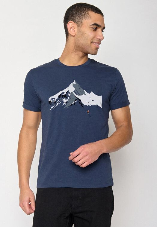 GreenBomb T-Shirt&#x20;Nature&#x20;Mountain&#x20;Ski&#x20;Roll&#x20;navy