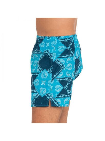 Deal Boxershort Paisley II blau