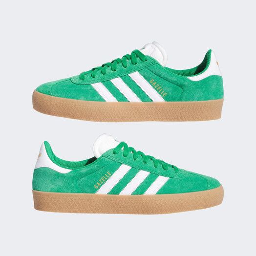 Adidas Skateschuh&#x20;Gazelle&#x20;ADV&#x20;Green&#x20;&#x2F;&#x20;Cloud&#x20;White&#x20;&#x2F;&#x20;Gold&#x20;M