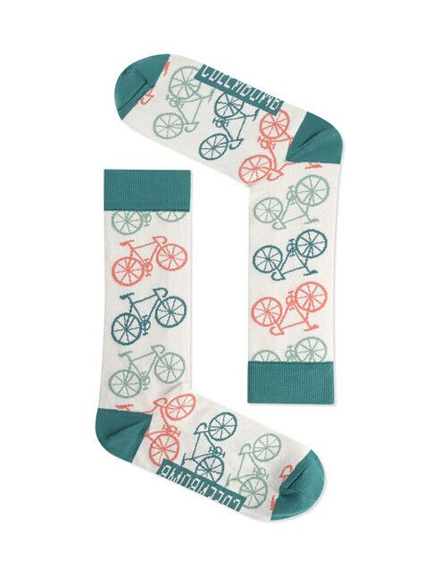 GreenBomb Socken Bike Big white