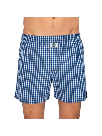 Deal Boxershort Check blau kariert