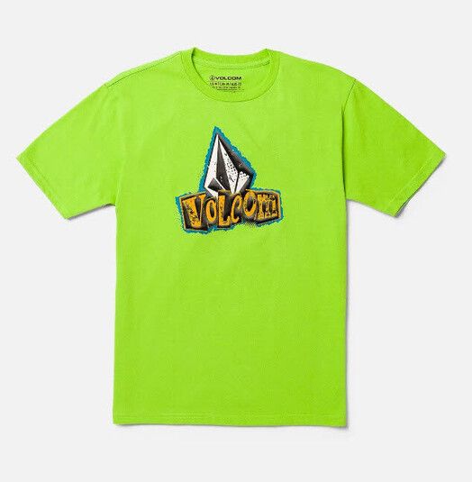 Volcom T-Shirt&#x20;Sticker&#x20;Stamp&#x20;green