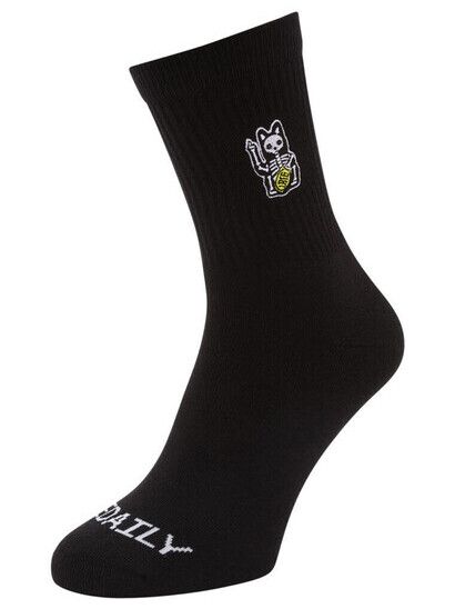 iriedaily Socken Hallow Cat Socks black