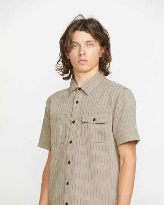 Volcom Hemd&#x20;Trade&#x20;Stone&#x20;Shirt&#x20;light&#x20;khaki