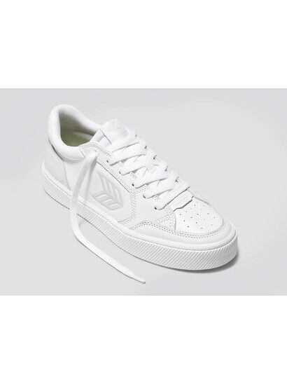 Cariuma Skateschuh Vallely white premium leather ice logo