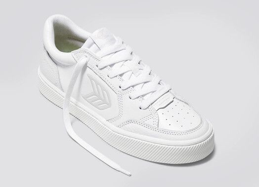 Cariuma Skateschuh&#x20;Vallely&#x20;white&#x20;premium&#x20;leather&#x20;ice&#x20;logo