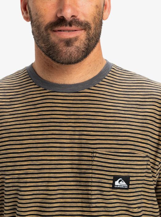 Quiksilver T-Shirt&#x20;Kentin&#x20;Pocket&#x20;black&#x20;stripes