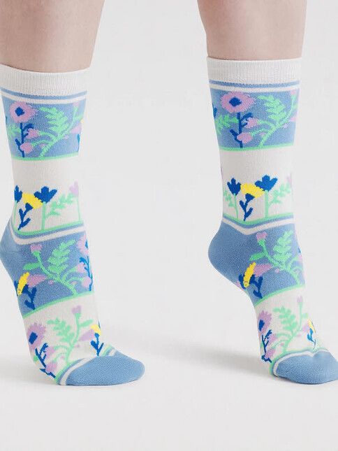 Thought Socken Fraya Floral Garden Socks violet blue