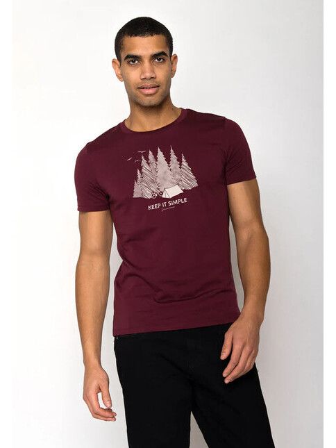 GreenBomb T-Shirt Nature Keep velvet rain