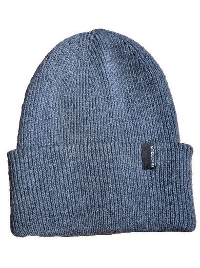 Shotgun Mütze Beanie Big Cuff Mini Logo grey