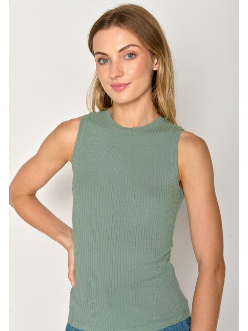 GreenBomb Top Few pale green