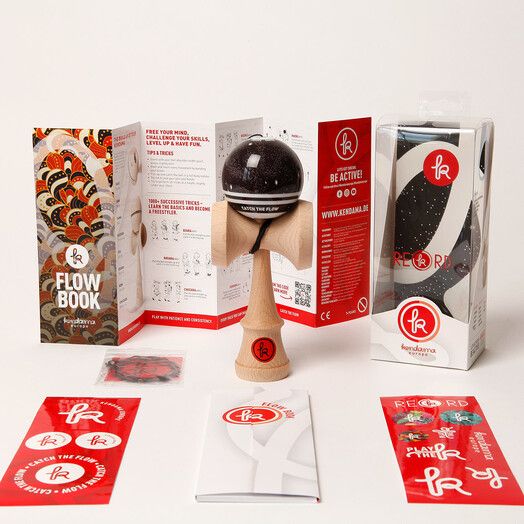 Kendama Geschicklichkeitsspiel&#x20;Record&#x20;&#x2B;&#x20;stardance