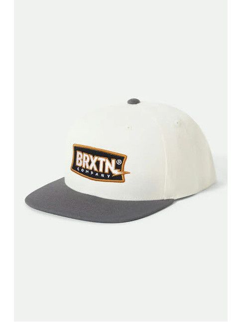 Brixton Cap Lightning Snapback off white/charcoal